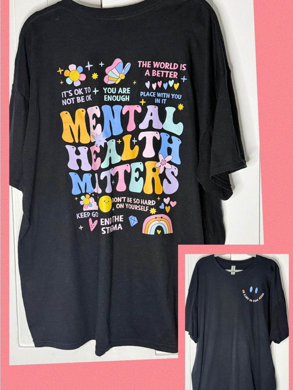 Gildan Mental Health Matters Graphic T-Shirt - 2XL